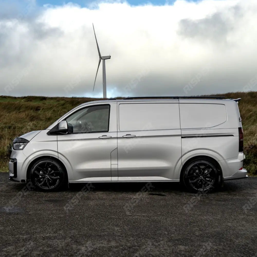 Volkswagen Transporter T7 2025+ SWB Side Skirt Splitters In Gloss Black Side Skirt Splitters