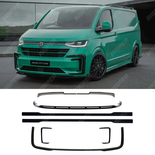Volkswagen Transporter T7 LWB 2025 on V2 Premium Aero Kit In Gloss Black