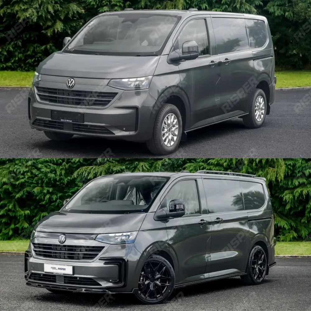 Volkswagen Transporter T7 SWB 2025 on V1 Premium Aero Kit In Gloss Black Body Kit