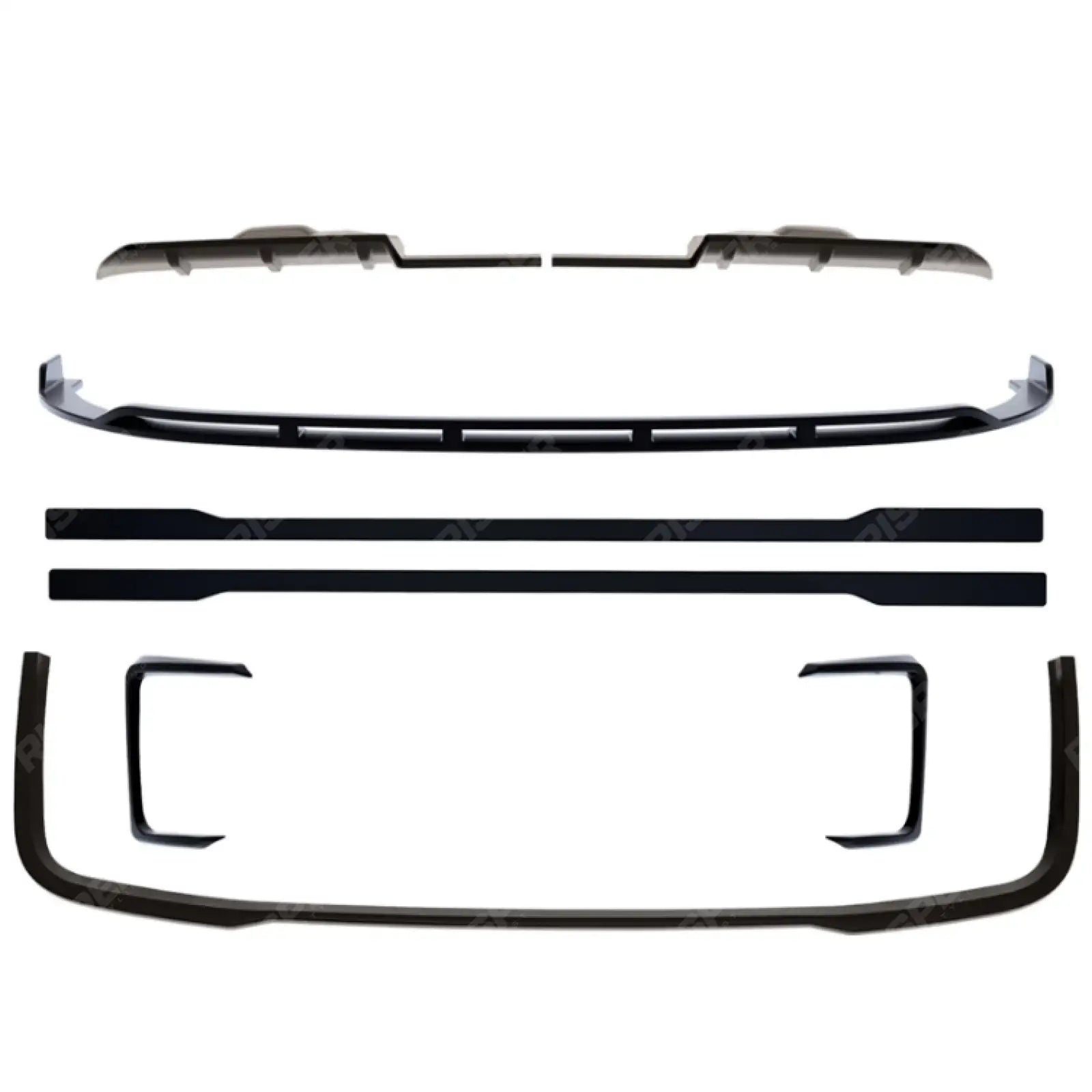 Volkswagen Transporter T7 SWB 2025 on V1 Premium Aero Kit In Gloss Black Body Kit