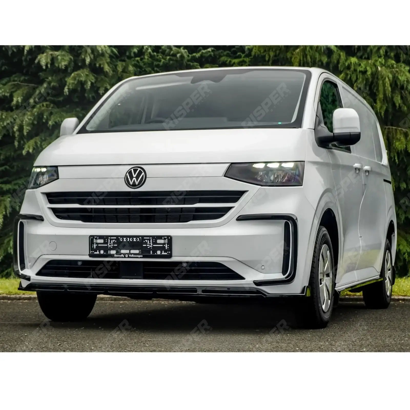 Volkswagen Transporter T7 SWB 2025 on V2 Premium Aero Kit In Gloss Black Body Kit