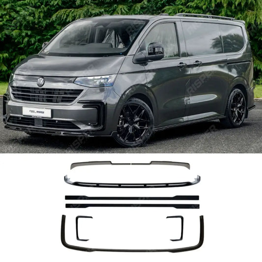 Volkswagen Transporter T7 SWB 2025 on V2 Premium Aero Kit In Gloss Black Body Kit