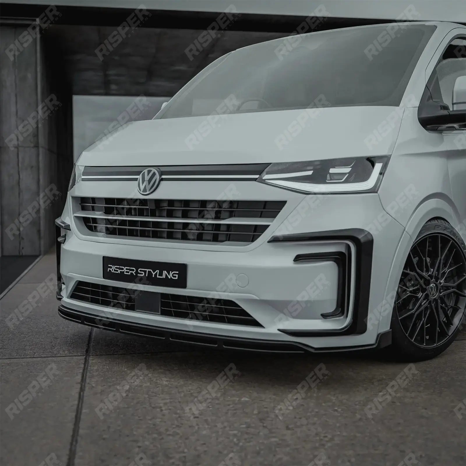 Volkswagen Transporter T7 SWB 2025 on V2 Premium Aero Kit In Gloss Black