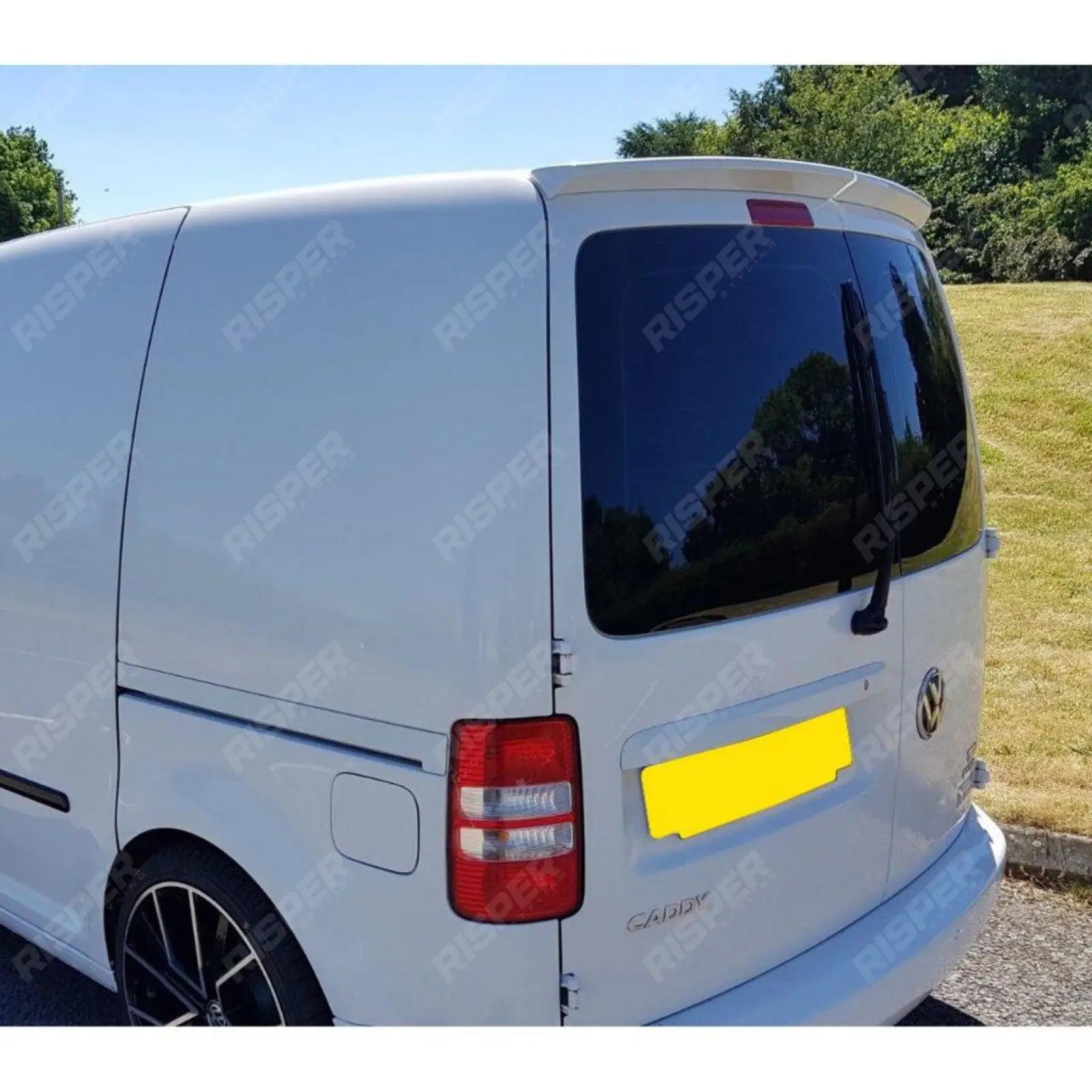 VW Caddy 2015 Onwards Rear Spoiler for Barn Doors Main image