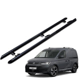 Vw Caddy 2021 On – Side Bars Steps – Angular Type – Short Wheel Base – Black – 60mm