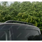 Vw Caddy 2021 On Swb Aluminium Roof Bars In Black Roof Rails