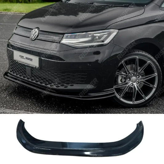 VW Caddy 2021 Onwards - Gloss Black Front Splitter Front Splitter