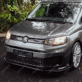VW Caddy 2021 Onwards - Gloss Black Front Splitter Front Splitter