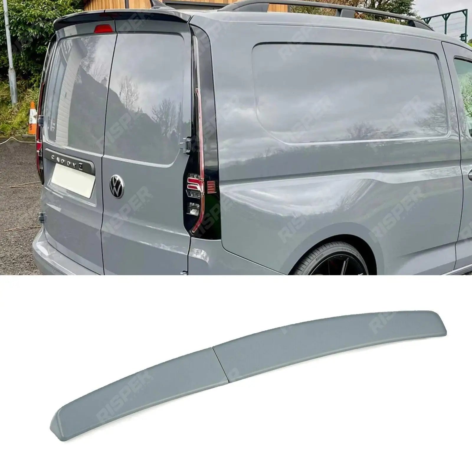 VW Caddy & Maxi 2021 Onwards - STX Rear Spoiler for Barn Door Main image