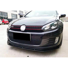 VW GOLF MK6 GTI FRONT SPLITTER LIP IN GLOSS BLACK - RisperStyling