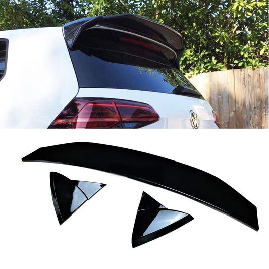 VW GOLF MK7 / 7.5 R / R LINE ASPEC STYLE REAR SPOILER IN GLOSS BLACK - RisperStyling