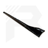 VW Golf MK8 Standard 'R' Style Side Skirts in Gloss Black