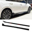 VW Golf MK8 Standard 'R' Style Side Skirts in Gloss Black