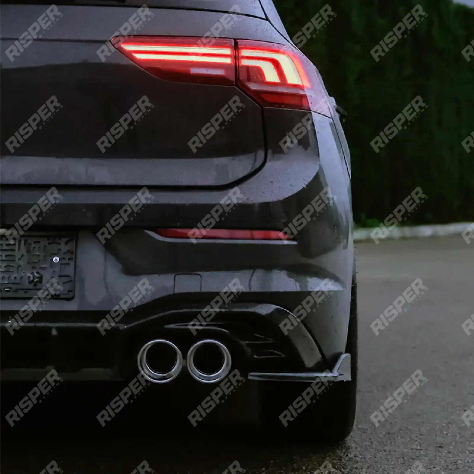 Vw Golf Mk8 Facelift 2024 on Standard Complete Body Kit in Gloss Black - Body Kit