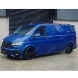 VW T5 – T6 – Long Wheelbase (LWB) Aluminium Roof Bars in Black
