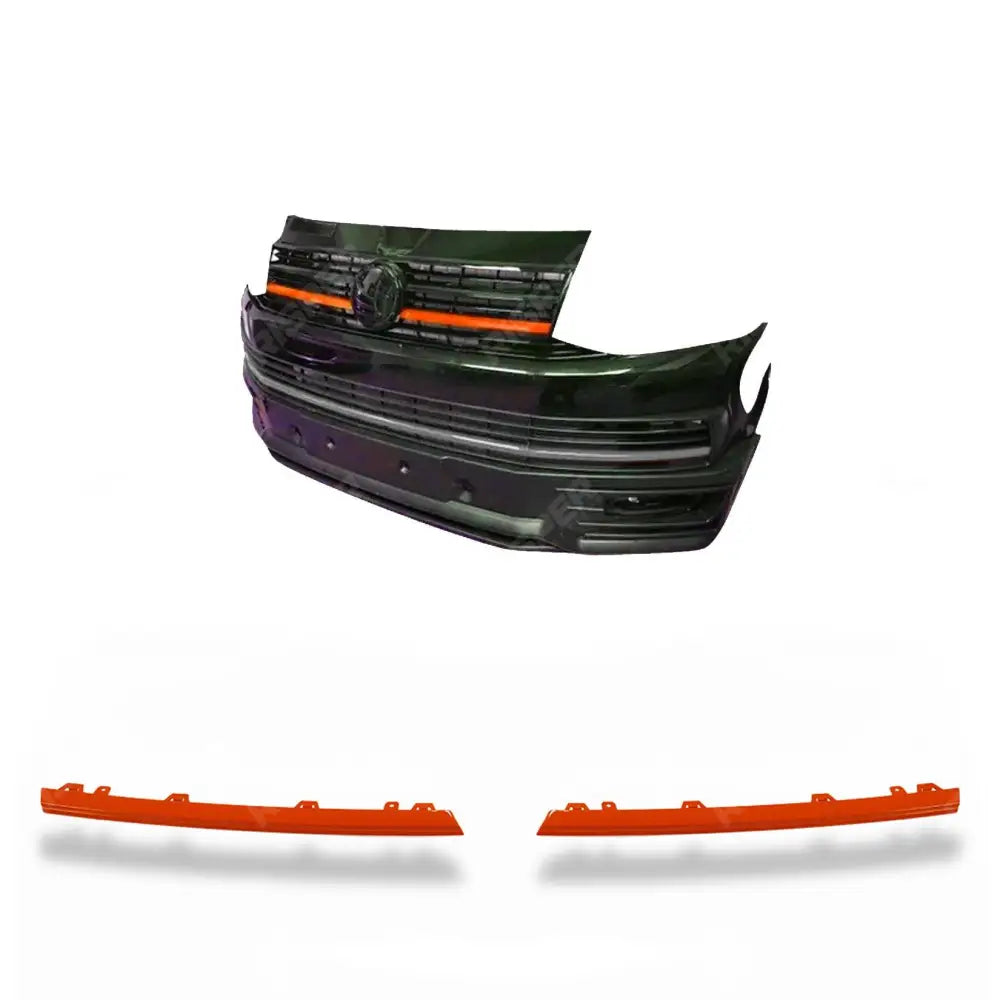 VW T6 Transporter 2015 - 2019 Front Upper 2 - Piece Clip In Grille Streamer