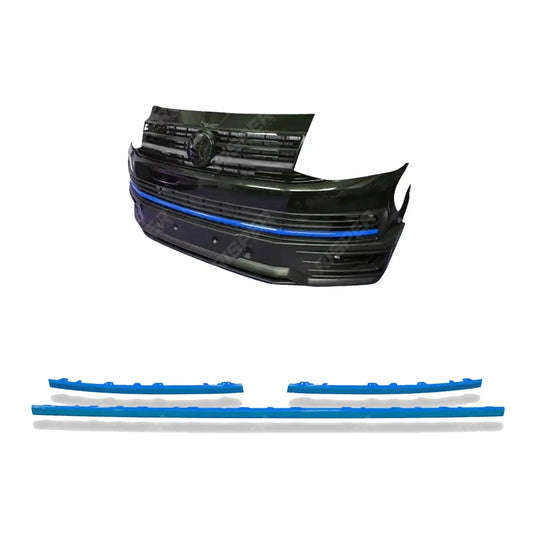 VW T6 Transporter 2015 - 2019 Lower 3 - Piece Clip In Grille Streamer