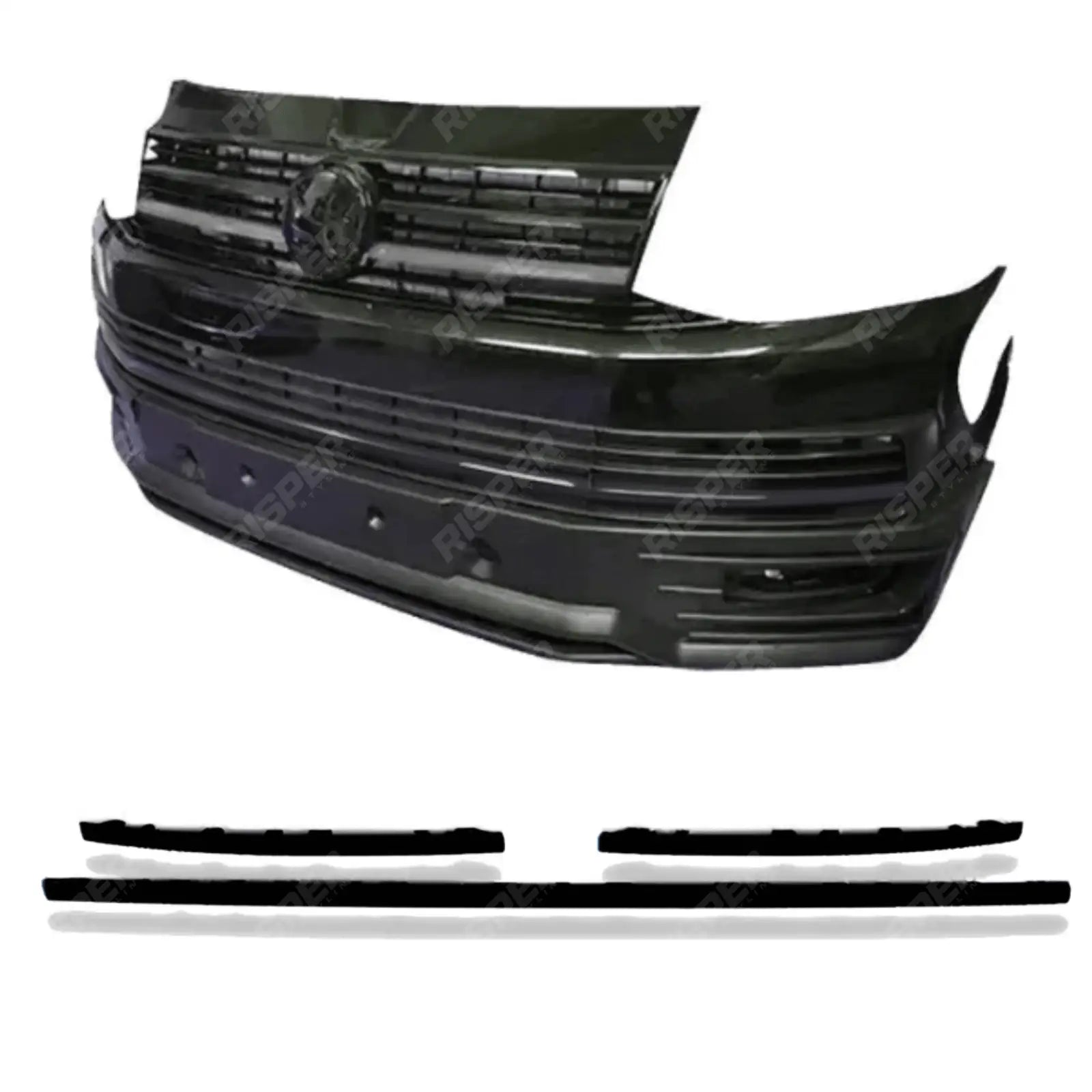 VW T6 Transporter 2015 - 2019 Lower 3 - Piece Clip In Grille Streamer