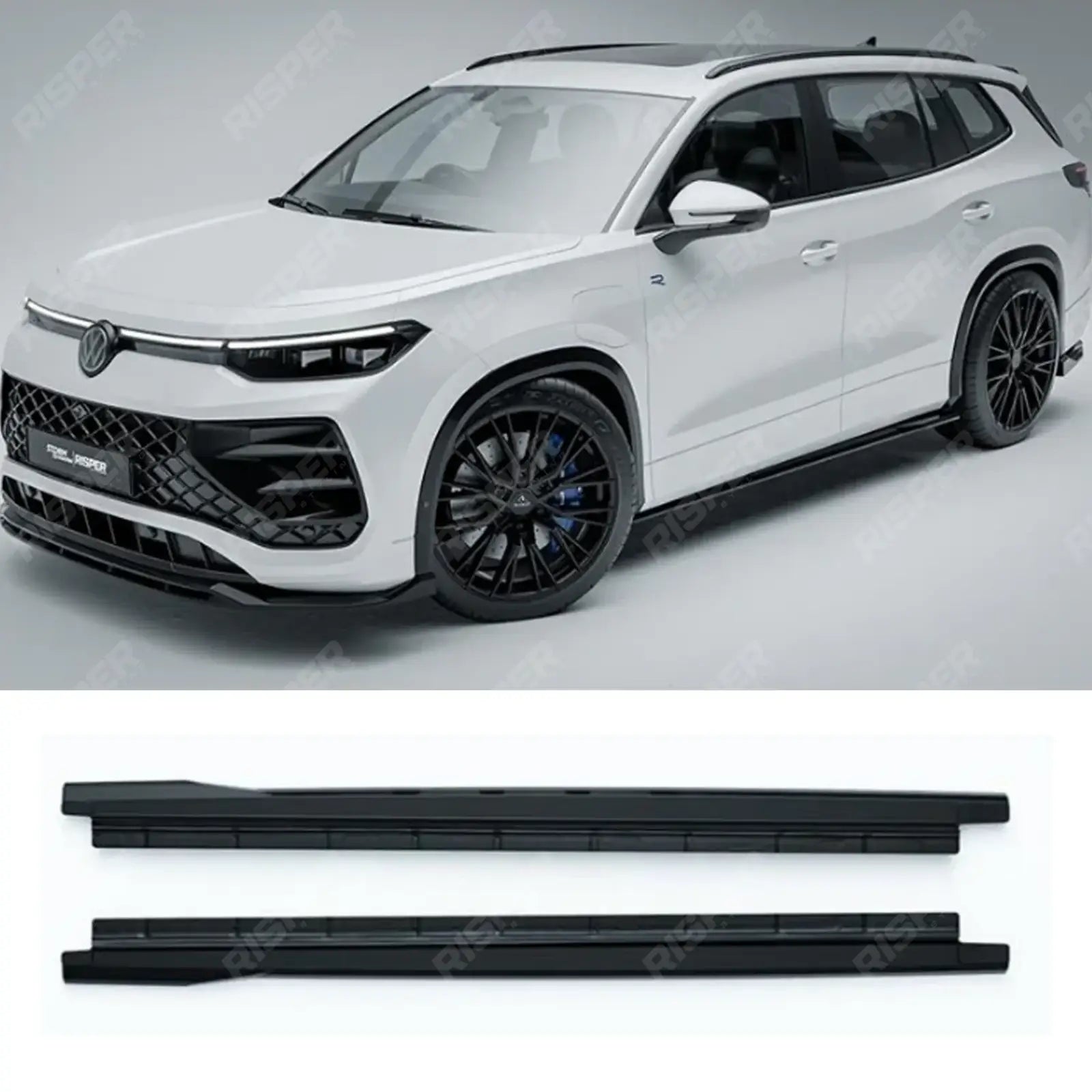 VW Tayron MK1 2025 On Side Skirts In Gloss Black Side Skirts