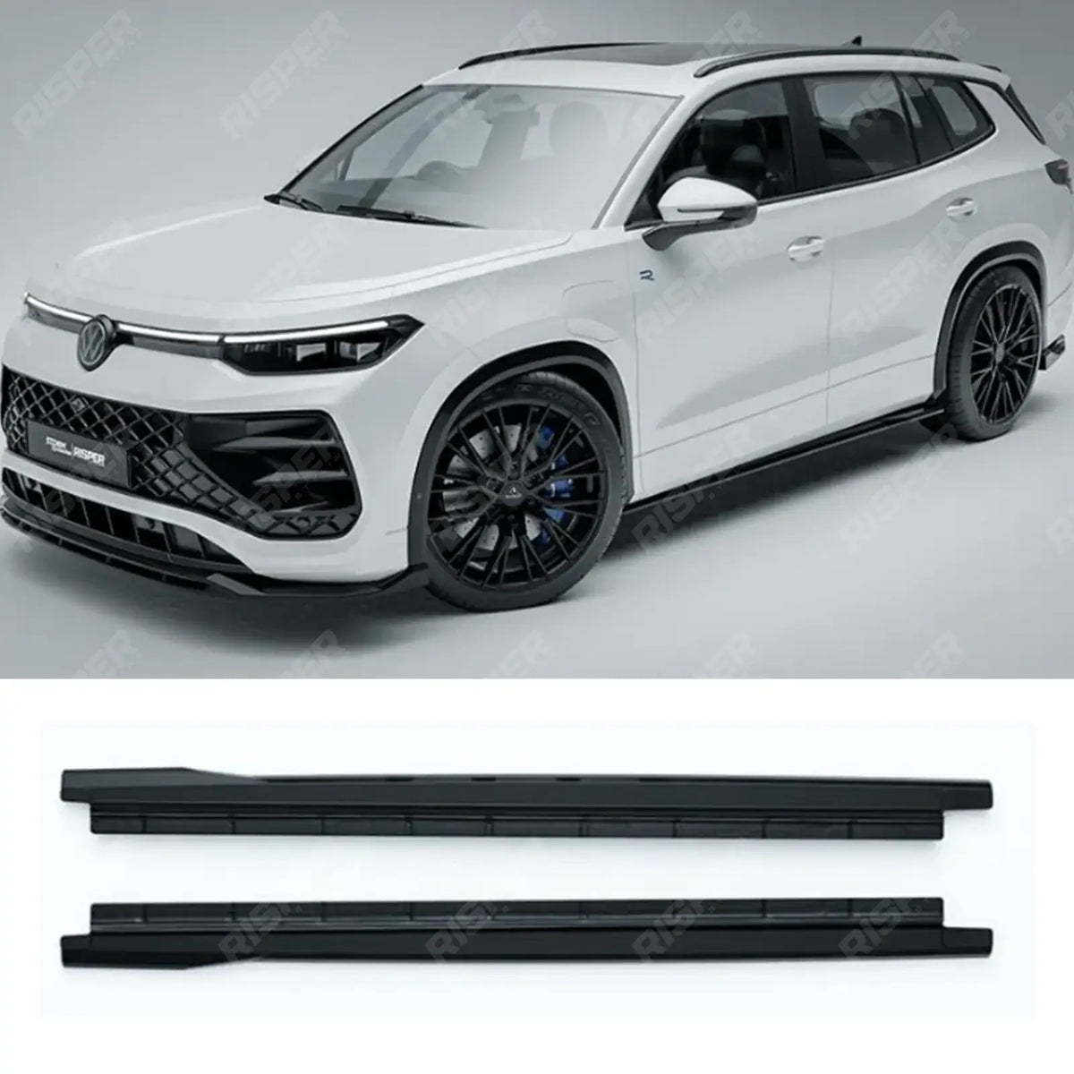 VW Tayron MK1 2025 On Side Skirts In Gloss Black Side Skirts