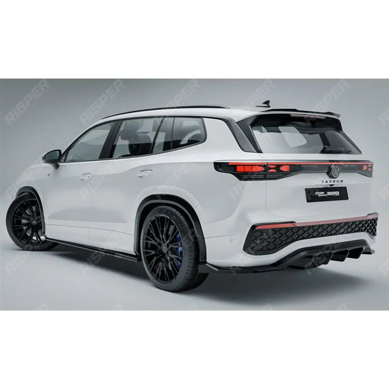 VW Tayron R-Line 2025 On Aero Body Kit In Gloss Black Aero Kit