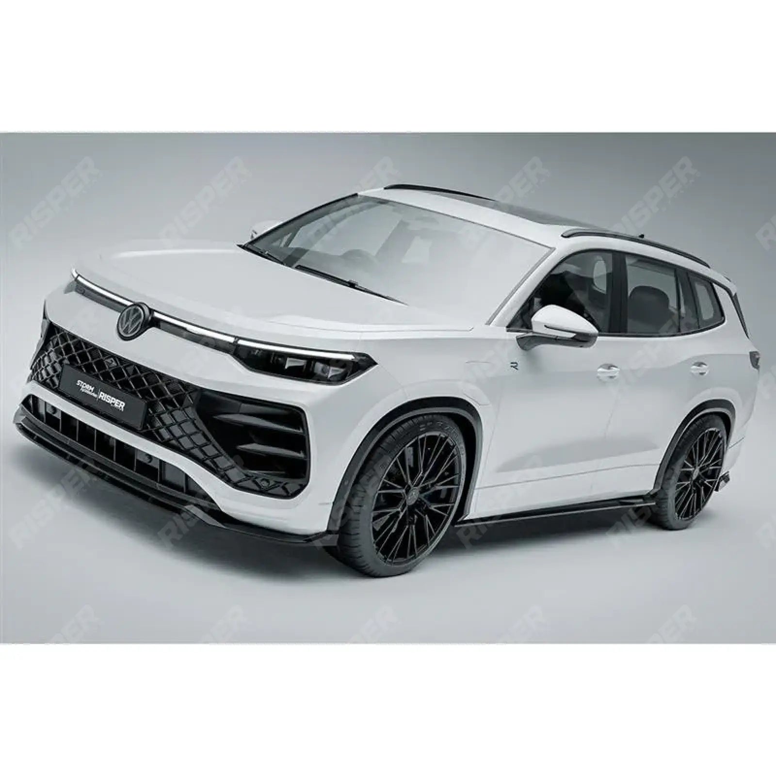 VW Tayron R-Line 2025 On Aero Body Kit In Gloss Black Aero Kit