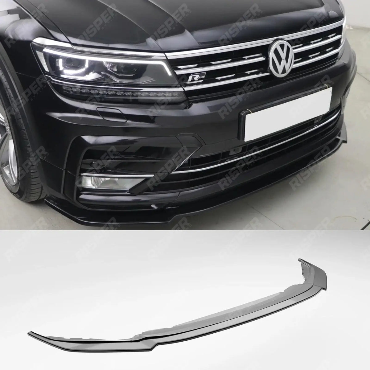 VW Tiguan MK2 R - Line 2015 - 2020 Front Splitter