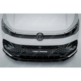 VW Tiguan R-Line MK3 2024 On Front Splitter In Gloss Black Front Splitter