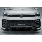VW Tiguan R-Line MK3 2024 On Front Splitter In Gloss Black Front Splitter