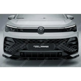 VW Tiguan R-Line MK3 2024 On Front Splitter In Gloss Black Front Splitter