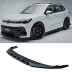 VW Tiguan R-Line MK3 2024 On Front Splitter In Gloss Black Front Splitter