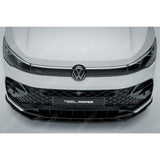 VW Tiguan R-Line MK3 2024 On Front Splitter In Gloss Black Front Splitter
