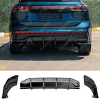 VW Tiguan R-Line MK3 2024 On Rear Valance In Gloss Black - Diffuser