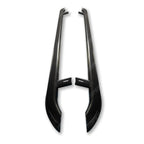 VW Transporter T5 & T6 LWB 2003 - 2023 Trapezoid Side Bars in Gloss Black