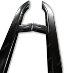 VW Transporter T5 & T6 LWB 2003 - 2023 Trapezoid Side Bars in Gloss Black