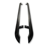 VW Transporter T5 & T6 SWB 2003 - 2023 Trapezoid Side Bars in Gloss Black