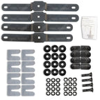 VW Transporter T5 & T6 SWB 2003 - 2023 Trapezoid Side Bars in Matt Black