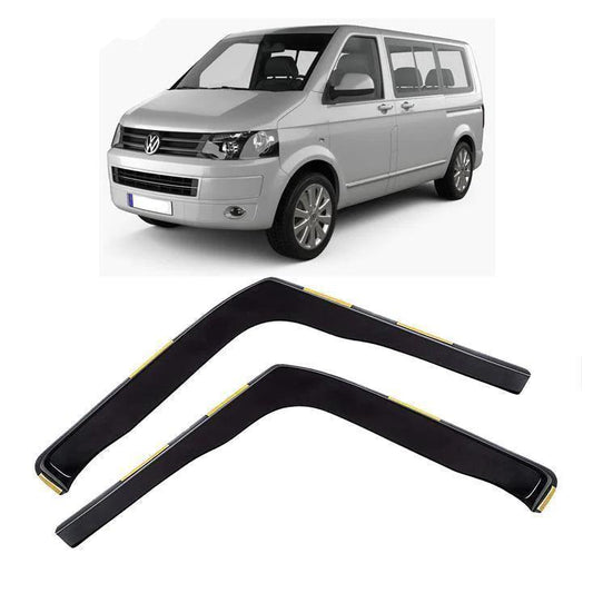 VW TRANSPORTER T5 – T6 - T6.1 – CARAVELLE – 2003 ON – STX INTERNAL WIND DEFLECTORS – W128 - RisperStyling