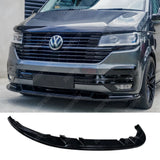 VW Transporter T6.1 Front Splitter - Gloss Black Front Splitter