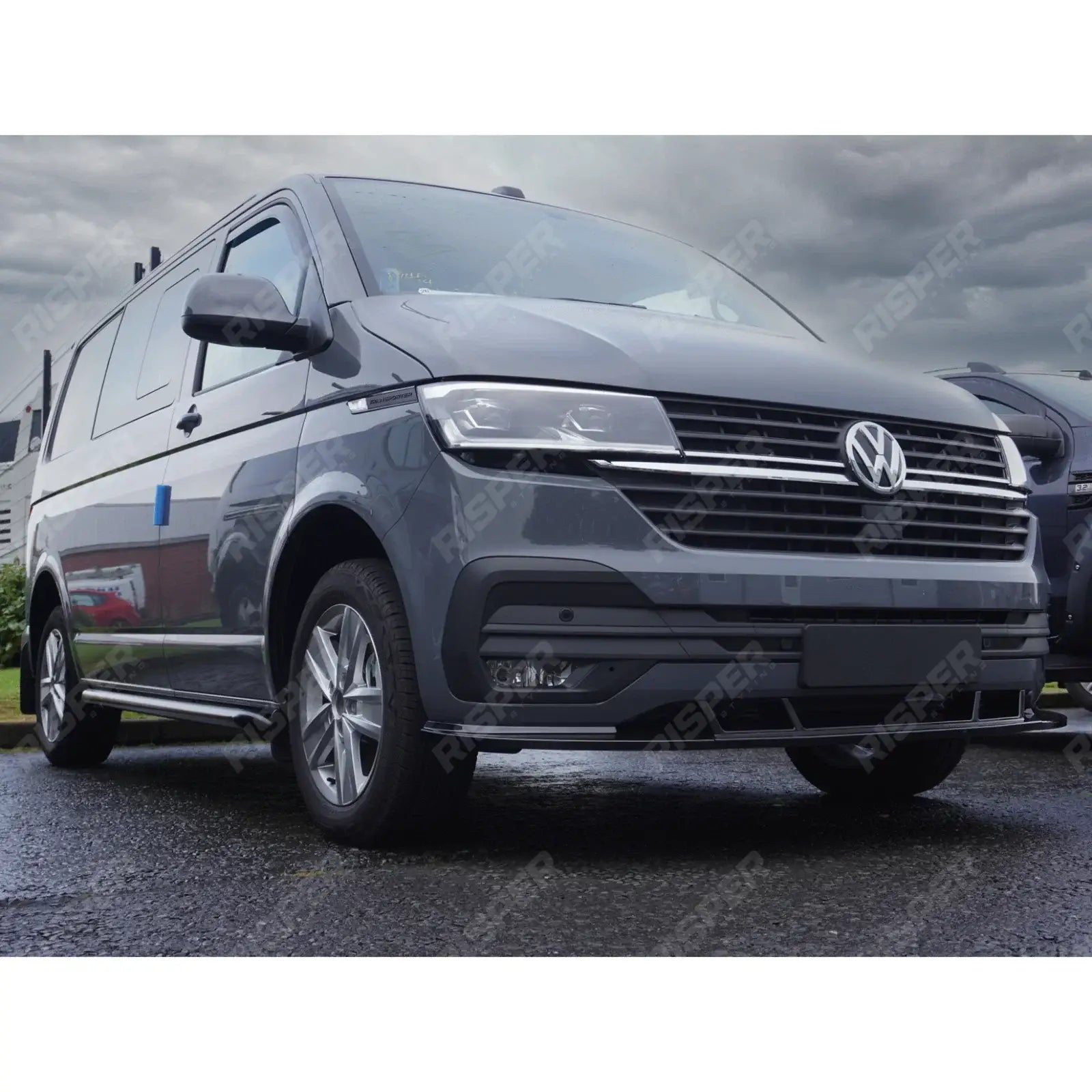 VW Transporter T6.1 Front Splitter - Gloss Black Front Splitter