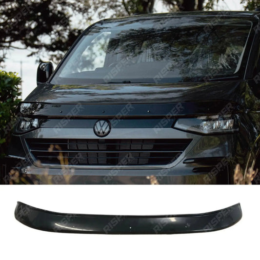 VW Transporter T7 2024 On STX Bonnet Guard Protector – Black Bonnet Guard
