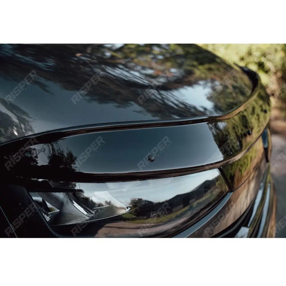 VW Transporter T7 2024 On STX Bonnet Guard Protector – Black Bonnet Guard