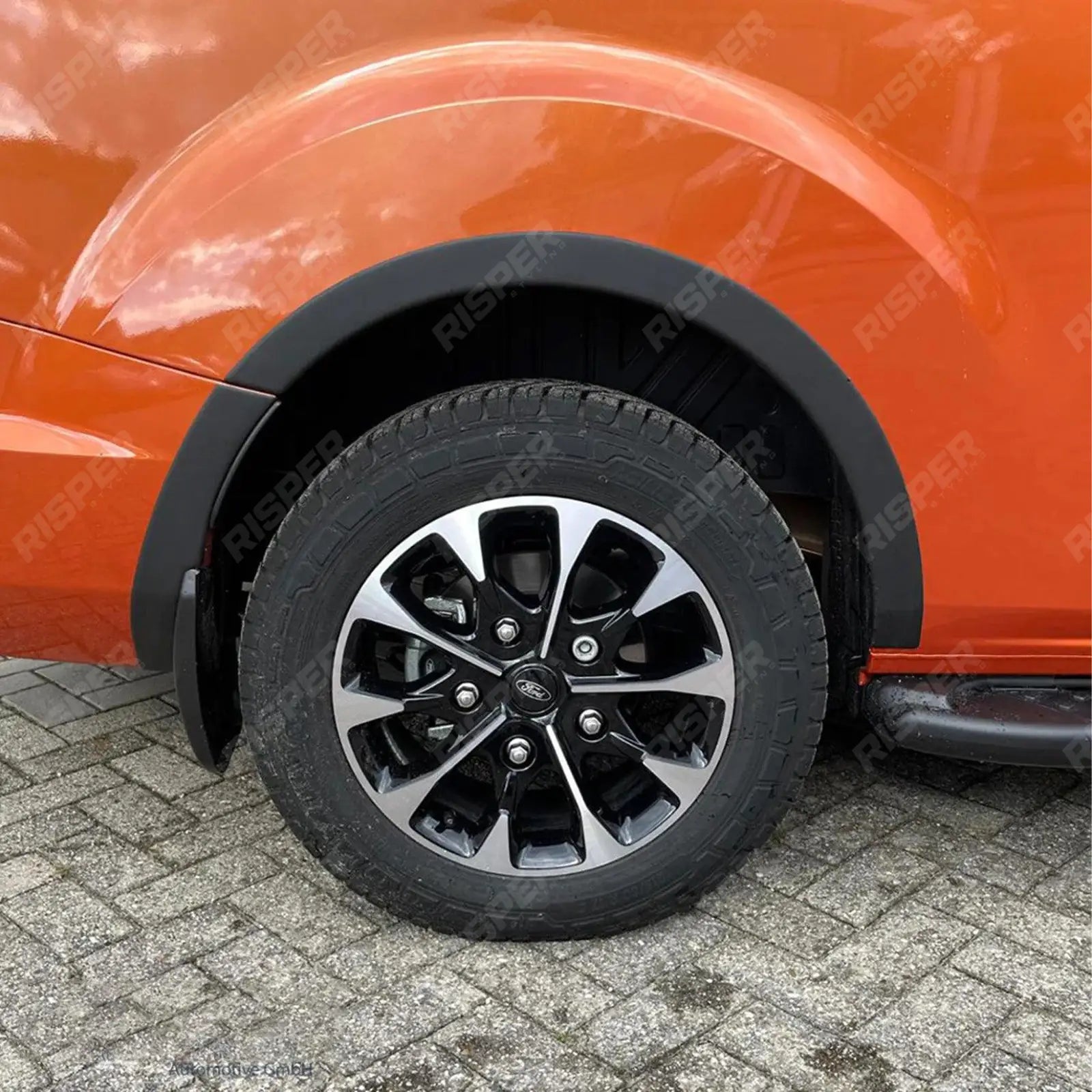 Wheel Arch Trims (10pcs) Gloss Black For Ford Transit Custom Mk1 Facelift 2018 - 2024 Secondary image