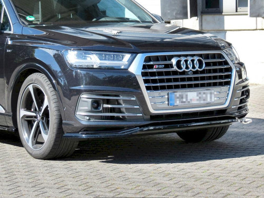 AUDI Q7 S LINE / SQ7 MK2 2016-2020 - MAXTON FRONT SPLITTER - GLOSS BLACK - RisperStyling