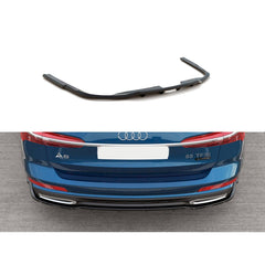 AUDI A6 S-LINE AVANT 2019+ - MAXTON REAR DIFFUSER - GLOSS BLACK - RisperStyling