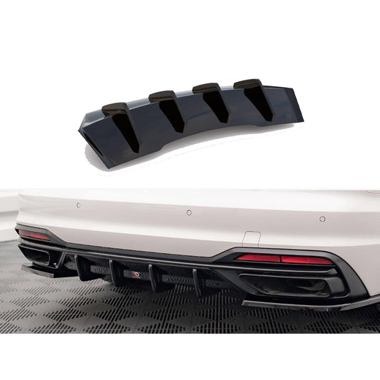 AUDI A4 B9 FACELIFT 2019+ - MAXTON REAR DIFFUSER GLOSS BLACK - RisperStyling