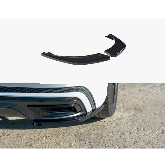 AUDI Q8 2018 ON – MAXTON REAR LOWER BUMPER SIDE SPLITTERS – GLOSS BLACK - RisperStyling