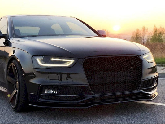 AUDI S4 / A4 S-LINE B8 / B8 FACELIFT (2011-2015) MAXTON FRONT SPLITTER V.2 - RisperStyling