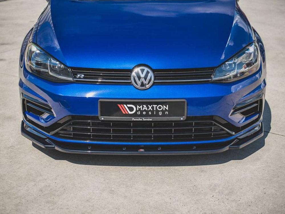 MAXTON FRONT SPLITTER V.9 VW GOLF R 7.5 (2017-2020) - RisperStyling