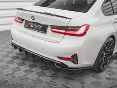 BMW 3 SERIES G20 2018 + MAXTON REAR DIFFUSER STANDARD MODELS NON M SPORT - GLOSS BLACK - RisperStyling